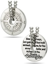 Men's Stainless Steel Compass