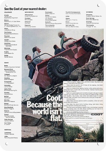 1968 coot 4x4 dune buggy - coot,