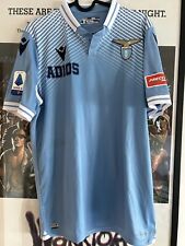 LAZIO OFFICIAL MATCH WORN SHIRT MAGLIA CALCIO Escalante PER MARADONA AD10S
