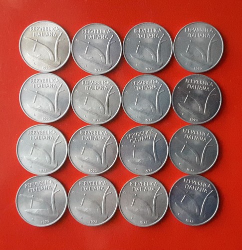 Lotto monete 10 lire - 16,