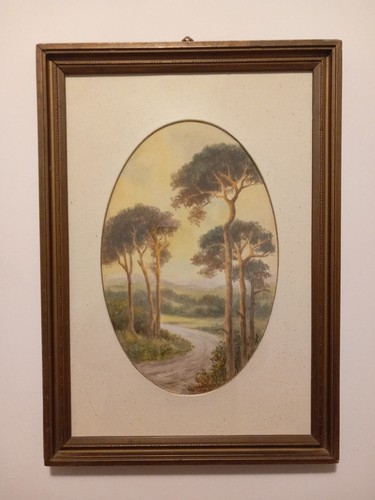 Paesaggio acquerello firmato - acquerello,