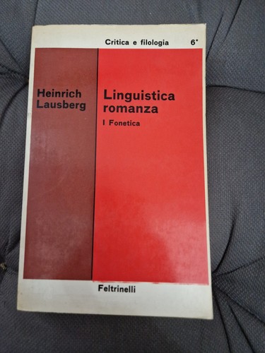 Linguistica romanza heinrich - linguistica,