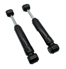 Pair Black Steel Short Tube