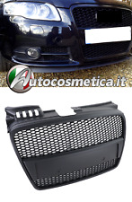Griglia calandra mascherina abs nero per Audi A4 B7 2004-2009 berlina cabrio