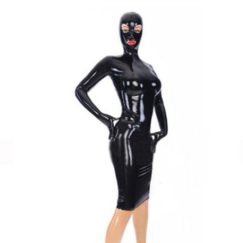 Abito lattice gomma catsuit