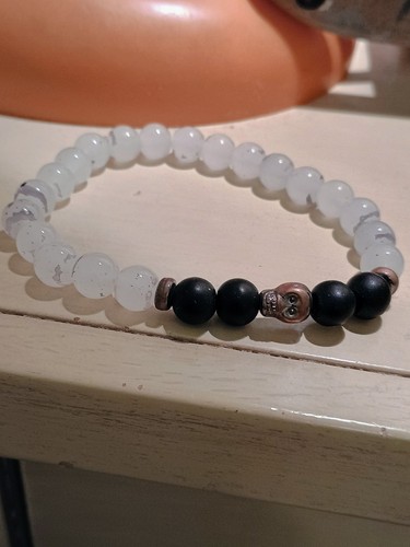 Bracciale unisex onice con - bracciale,