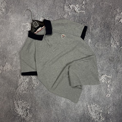 Polo moncler uomo grigia - polo,
