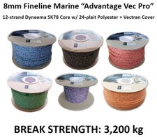 8mm Dyneema SK78 +