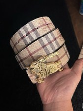 Cintura Burberry reversibile