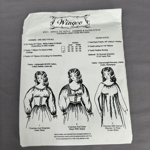 Busto costume rinascimentale