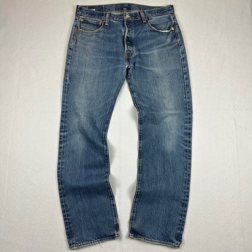Jeans uomo levis 501 blu - jeans,