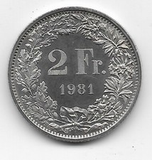 Monete Svizzere 2 FRANCHI ANNI