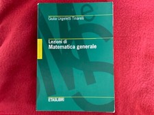 LEZIONI DI MATEMATICA GENERALE