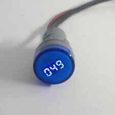  lampada spia frequenzimetro Tensione AC220 volt  D=22 mm rosso