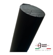 Barra PVC tonda NERA diametro da 15 mm a 100mm