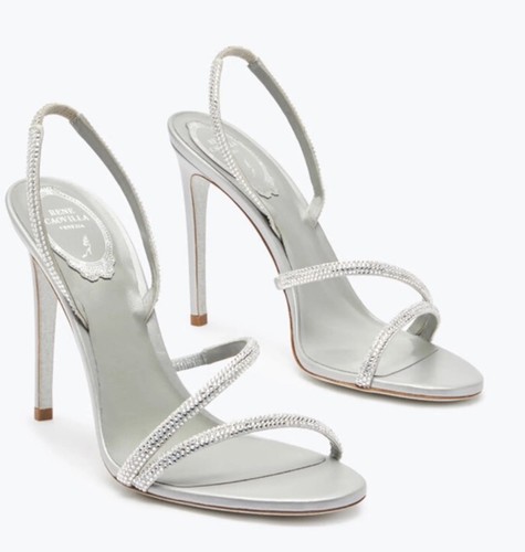 Rene caovilla avorio strass - caovilla,