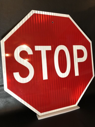 Segnale stop autentico - segnale,