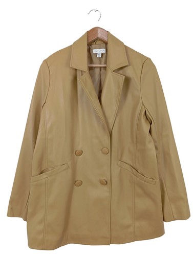 Topshop cappotto ecopelle - cappotto, in