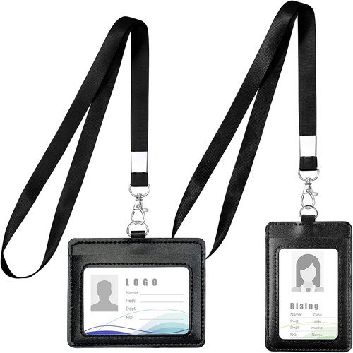 Porta badge pelle 2 - porta, pu,