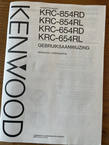 Kenwood autoradio manuale - kenwood,