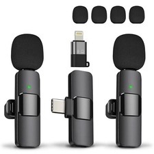 2 Microfono Mini Inalambrico