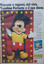 Pubblicità Advertising Werbung Italian Clipping 1988 TOPOLINO PARLANTE MATTEL.
