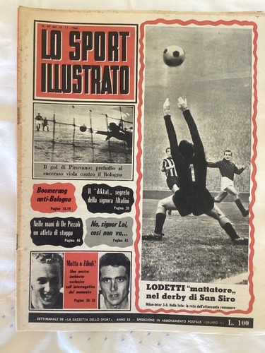 Calcio 1964 derby san siro - calcio,