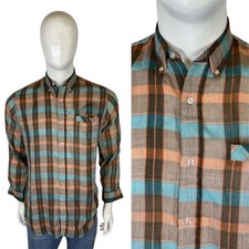 Camicia Oxford A Righe Vintage