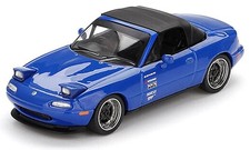 MAZDA MX-5 Miata (NA) Tuned - blu scuro - Mini GT 1:64