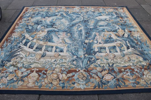 Arazzo aubusson verde - arazzo,