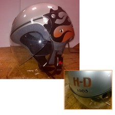 97306-08V Casco half helmet Harley Davidson vintage AGV Bonfire A5047 DOT 