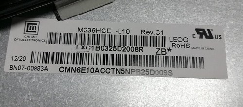 Panel m236hge samsung - panel,