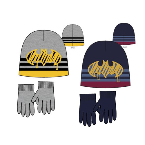 Set cappello guanti batman - cappello,