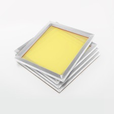 4x 80T Cornice Setaccio 51x46cm A3 Serigrafia Colino Dello Schermo Tessuto Gelb