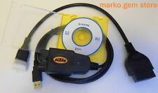 Kit diagnosi completa rimappatura ECU moto KTM TPS  manuale d'uso archivio mappe