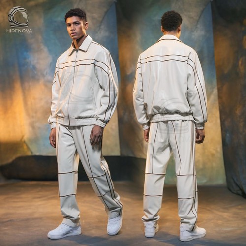 Set tuta uomo vera pelle - , di