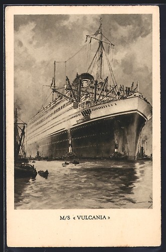 Cartolina nave passeggeri - , ms