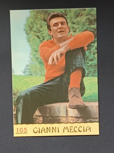Figurina cantanti panini 1968 - figurina,