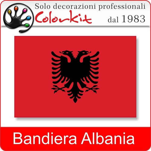 Bandiera albania 12x8 by - albania,