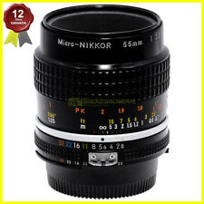 Nikon AI Micro Nikkor 55mm f2,8 Macro 1:1. Obiettivo closeup per fotocamere.
