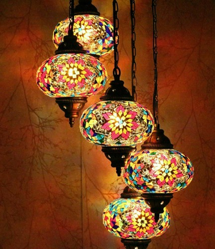 Lampadario mosaico - a,
