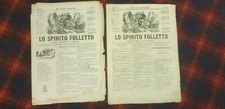 RIVISTA UMORISTICA LO SPIRITO FOLLETTO LOTTO DI 2