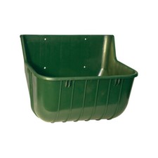Mangiatoia rettangolare da box parete in plastica resistente per cavalli pecore