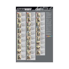 Body GS4 GYM System Tabella Esercizi Poster Tela Decorazione Parete 36x24 Soggiorno