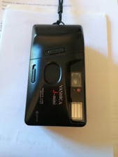 Yashica J-mini fotocamera analogica 35mm 1:3.5-Kyocera con custodia e istruzioni