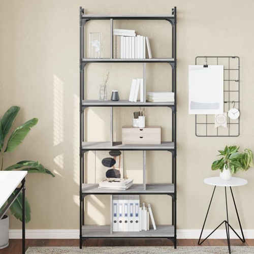 Vidaxl libreria grigio sonoma - vidaxl,