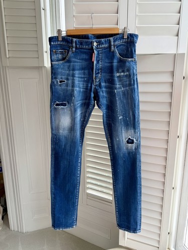 Jeans uomo blu - dsquared2, uk34
