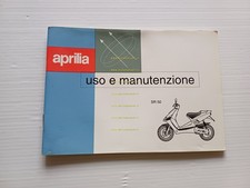 Aprilia SR 50 modelli 1995 manuale uso manutenzione libretto istruzioni original