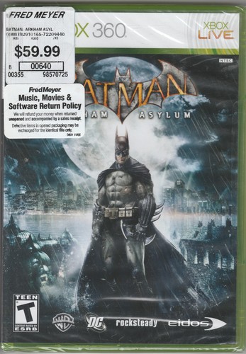 Batman arkham asylum xbox 360 - batman:,