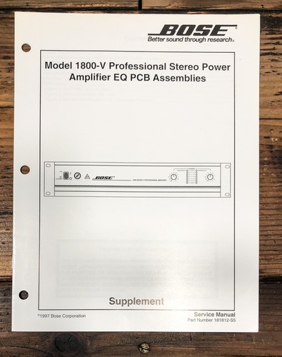 Amplificatore bose model - model, 1800v